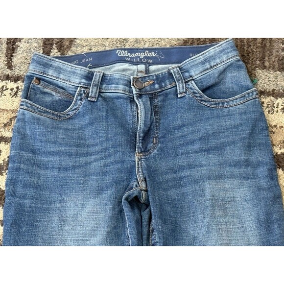 NWT WOMEN'S WRANGLER ULTIMATE RIDING JEAN WILLOW MID-RISE BOOTCUT 5 X 34 Cowgirl - Picture 2 of 4
